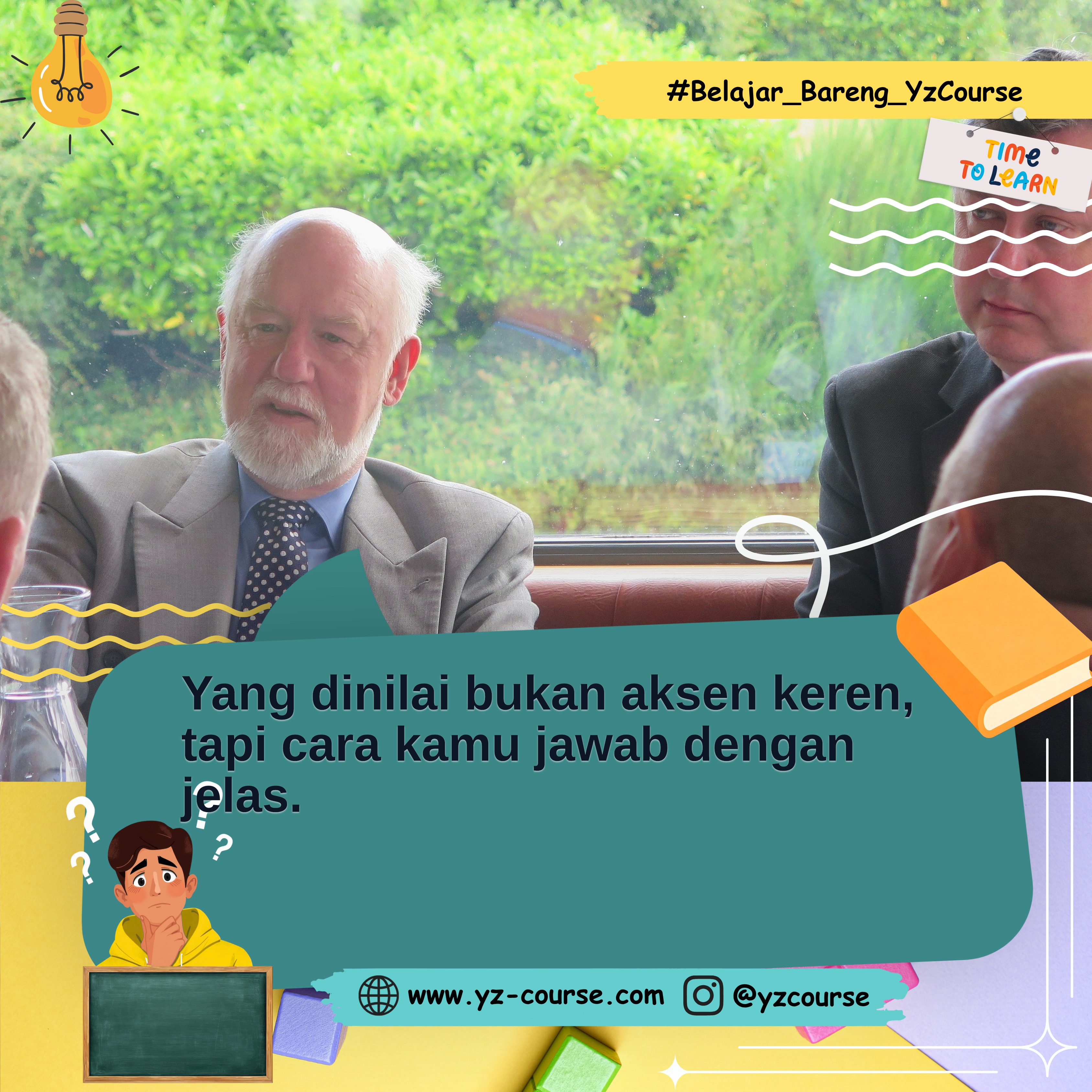 Meeting English Nggak Bisa Modal Hafalan Doang